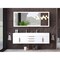 Castello Usa Nile 72" Wall Mounted White Vanity With White Top And Gold Handles CB-MC-72W-GLD-2053-WH - alternate 2
